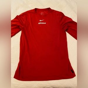 UGA Georgia Bulldogs On-Field long sleeve Nike dri-fit